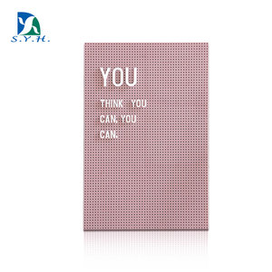 Tableau à lettres en plastique portable à faire soi-même sans cadre, à fixer au mur, écologique et durable - Product Image 1