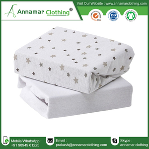 Cotton Baby Crib Sheet Fitted - Product Image 4