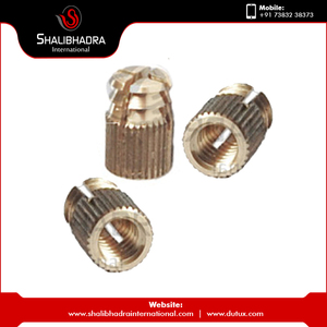 Écrou d'insertion en laiton poli durable – Service OEM disponible pour applications industrielles et commerciales - Product Image 2
