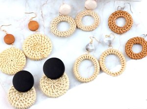 Joyas de ratán para orejas de Vietnam - Product Image 4