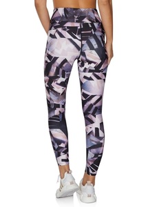 Pantalons de yoga imprimés Squad sans couture pour femmes Pantalons de sport d'exercice minces Leggings de fitness tricotés pour la course à pied - Product Image 2