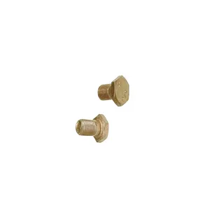 High Quality Brass Hex Bolts Finishing Brass Hex Bolts Available At Affordable Price From India
