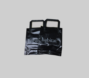 black tri fold plastic bags made in Vietnam - Product Image 1
