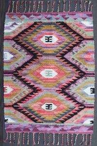 Juego de alfombras Kilim de diseño personalizado de estilo tradicional marroquí de Marrakech, tejido plano de algodón hecho a mano para su hogar - Product Image 2