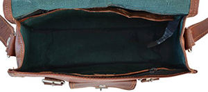 Best Selling Women's Genuine Goat Leather Messenger <b>Bag</b> Bohemian Style <b>Waxed</b> <b>Canvas</b> High Quality at Competitive Price - Product Image 3