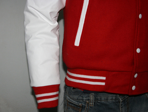 Chaqueta de cuero con selvees - Product Image 4
