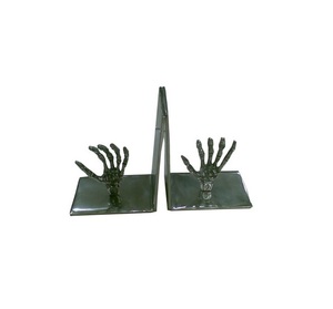 Juego de 2 sujetalibros de estilo de mano de metal Premium hechos a mano personalizados de MOQ bajo venta directa de fábrica del fabricante - Product Image 1