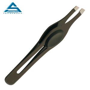 2025 vente en gros de haute qualité personnalisé revêtement en poudre pince à épiler à pointe droite pince à sourcils personnalisée - Product Image 2