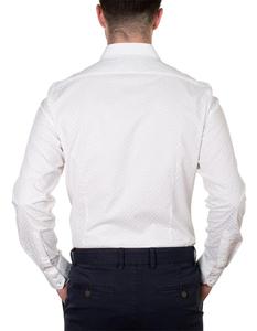 เสื้อเชิ้ตระบายอากาศผ้าปอปลินลำลองแขนยาวมีกระดุมติดโลโก้แบรนด์กำหนดได้เอง - Product Image 4