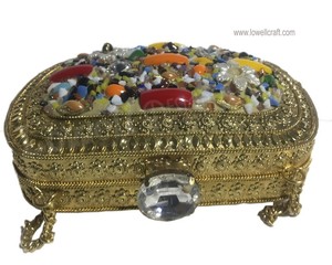 Bolso de lujo con cuentas de cristal para mujer, Cartera de noche de lujo con adornos florales para fiesta, 2022 - Product Image 4