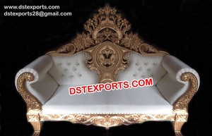 Muebles Blancos para Bodas con Temática Western, Escenario Moderno para Recepciones, Sofá Blanco, Muebles de Cuero Blanco Perla para Bodas en Australia - Product Image 6