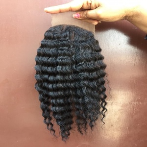 Extensiones de cabello humano con Clip de onda rizada apretada de doble trama India Natural sin procesar, punta de raíz alineada con cutícula - Product Image 5