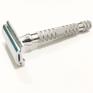 Maquinilla de afeitar de doble filo, maquinilla de afeitar de seguridad, cortadora de pelo de Metal de acero inoxidable - Product Image 1