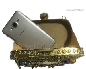Bolso de lujo con cuentas de cristal para mujer, Cartera de noche de lujo con adornos florales para fiesta, 2022 - Product Image 5