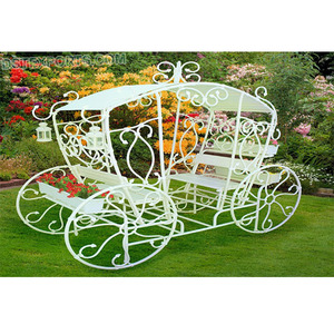 Carro decorativo de Cenicienta para fotomatón de boda, bonito Carro de decoración para sesión de fotos - Product Image 1
