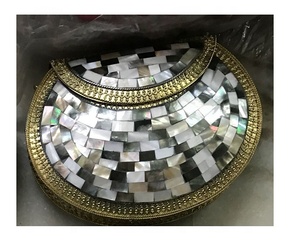 กระเป๋าคลัทช์แบบประณีตสีโมเสคที่สวยงามจัดการที่สง่างามสำหรับโอกาสที่มีเสน่ห์กระเป๋าคลัทช์สะพายไหล่โมเสค - Product Image 6