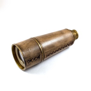 Haute qualité 22 pouces Antique Vintage SpyGlass brun ombre laiton poignée télescope laiton boîte Calyron SAINT416 coulée nouveauté cadeaux - Product Image 3