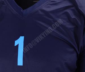 ชุดกีฬาวอลเลย์บอลแขนสั้นแบบซับลิเมชันสำหรับทีมวอลเลย์บอลดีไซน์ตามสั่ง - Product Image 4