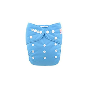 Pañal de tela para bebé, con logotipo personalizado, reutilizable, fácil de lavar y secar, ajustable, para niña y bebé - Product Image 1
