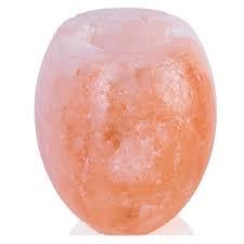 Porte-bougie rond en sel de l'Himalaya, forme de boule, porte-bougie naturel pour décoration de la maison, spa, méditation - Product Image 3