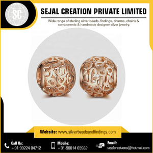 ลูกปัดเงินแท้925แบบหลวมวัสดุโลหะสไตล์บาหลี - Product Image 2