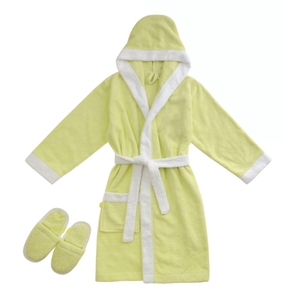 Belle Couleur Douce 100% Peignoirs Mignons en Coton Biologique pour Enfants au Meilleur Prix Exportateur en Inde. - Product Image 2