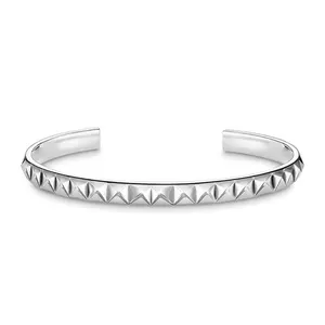 Fashion jewelry wholesale women bracelet men sterling silver findings bangle