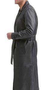 Gabardina clásica de cuero chaqueta de moto de estilo motero | Chaqueta de moda clásica de cuero real - Product Image 3