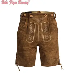 Bavarian truyền thống quần da ngắn lederhosen tùy chỉnh bavarian phong cách cổ điển của nam giới lederhosen