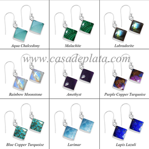 Pendientes colgantes de plata de ley 925 con piedras preciosas de Rubí, Pendientes colgantes de moda con regalo de boda chapado en oro - Product Image 5