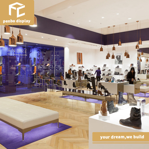 2016 Mur Monté Moderne Design D'intérieur de Magasin De Chaussures Pour Chaussures De Sport - Product Image 2