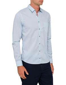 Chemises à manches longues pour hommes, 100% coton, décontractées à rayures, formelles, bureau, personnalisées - Product Image 3