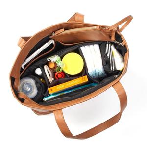 Bolso de lona de gran capacidad para pañales, mochila de bebé con bolsa aislante y almohadilla de cambio, mochila para pañales para mamá - Product Image 3