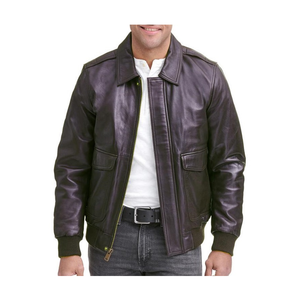 Chaqueta Bomber de Lana con Forro Estampado de Bandera, Estilo Motero, Chaqueta de Motocicleta Clásica de Poliéster/Algodón, Ropa Deportiva Cómoda e Impermeable - Product Image 1