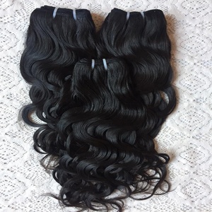 Cabello Humano Indio de la Mejor Calidad, Precio de Fábrica, Cabello Humano Virgen Indio Ondulado, Precios de Mayoreo, Cabello Asequible - Product Image 2