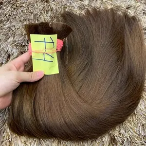 100% 未加工的天然越南生发，cabelo colorido liso，畅销书人发延伸