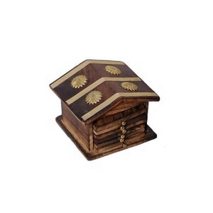 Posavasos de madera de nogal hecho a mano, Fabricante Mayorista de muebles para sala de estar, ventas directas de fábrica - Product Image 1