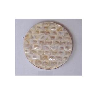 Handmade Mother of Pearl Coaster Available in Other Shapes and Sizes Tableware Coaster for Coffee Table - Product Image 4