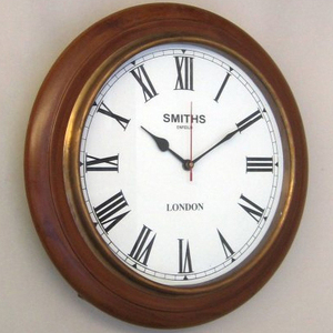 Antique Vintage 20x02x20 Inch Decorative <b>Wall</b> <b>Clock</b> Luxury Roman Number Unique Needle Dome Glass Wooden Frame Home <b>Living</b> <b>Room</b> - Product Image 1