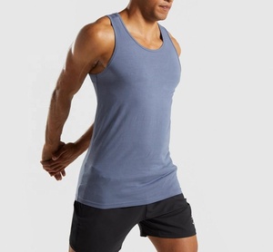 เสื้อกล้ามออกกำลังกายของผู้ชายผ้าคอตตอนระบายอากาศได้ดี, เสื้อตาข่ายระบายความร้อนใส่สบายยืดหยุ่นได้เพื่อความยืดหยุ่นสูงสุด - Product Image 5