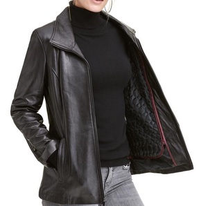 Veste de motard de course en cuir véritable Style Streetwear fermeture éclair avant vêtements d'extérieur de haute qualité Look de mode - Product Image 3
