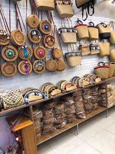 กระเป๋าถือจากหญ้าทะเล - กระเป๋าทำมือสำหรับผู้หญิง - กระเป๋าไม้ไผ่ธรรมชาติสำหรับใช้ในชีวิตประจำวัน ชายหาด ฤดูร้อน - Product Image 5