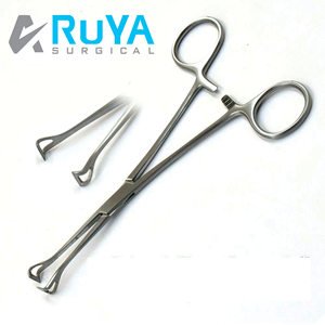 Pinzas Quirúrgicas Manuales Babcock de la Mejor Calidad, 4x5 Dientes, Acero Inoxidable, Instrumentos Quirúrgicos, CE ISO DHL General - Product Image 2