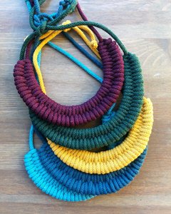 Woven <b>Statement</b> <b>Necklace</b> - Product Image 1
