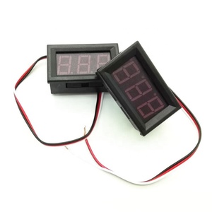 Đồng Hồ Đo Điện Áp Taidacent Red 0-200V, Phạm Vi Đo 4.5-30V, Đồng Hồ Đo Điện Áp, Vôn Kế DC Kỹ Thuật Số Mini, Hiển Thị Vôn Kế Ba Dây - Product Image 4