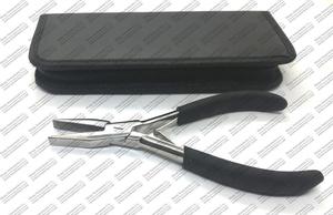 Stainless Steel Rubber Griped Handle <b>Plier</b> 7 Inch for Hair Extensions - Product Image 2