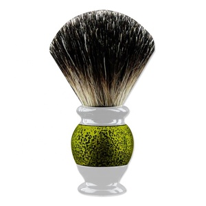 Juego de brochas de afeitar Pure Badger con mango de metal duradero y lujosa aleación de aluminio empaquetada en una elegante caja de regalo - Product Image 2