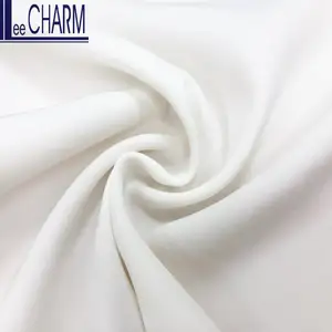 LCL076 Taiwan Qualità Pesante Morbido Poliestere Stretch Charmeuse del Raso del Vestito Materiale Tessuto