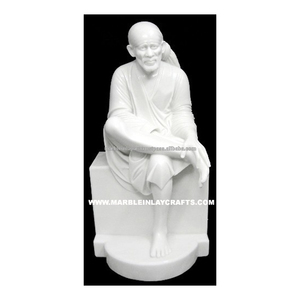 White Marble Makrana Sai Baba Statue - Product Image 1