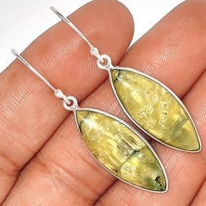 2025 nueva llegada 925 joyería de plata esterlina forma de marquesa pendientes de piedras preciosas de ópalo Imperial joyería para mujeres ODM OEM - Product Image 1